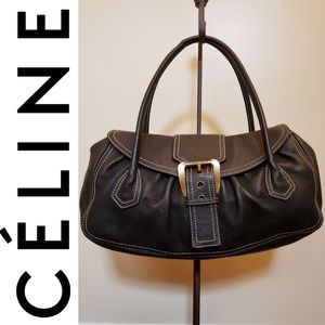 Celine Vintage Black Shoulder Bag